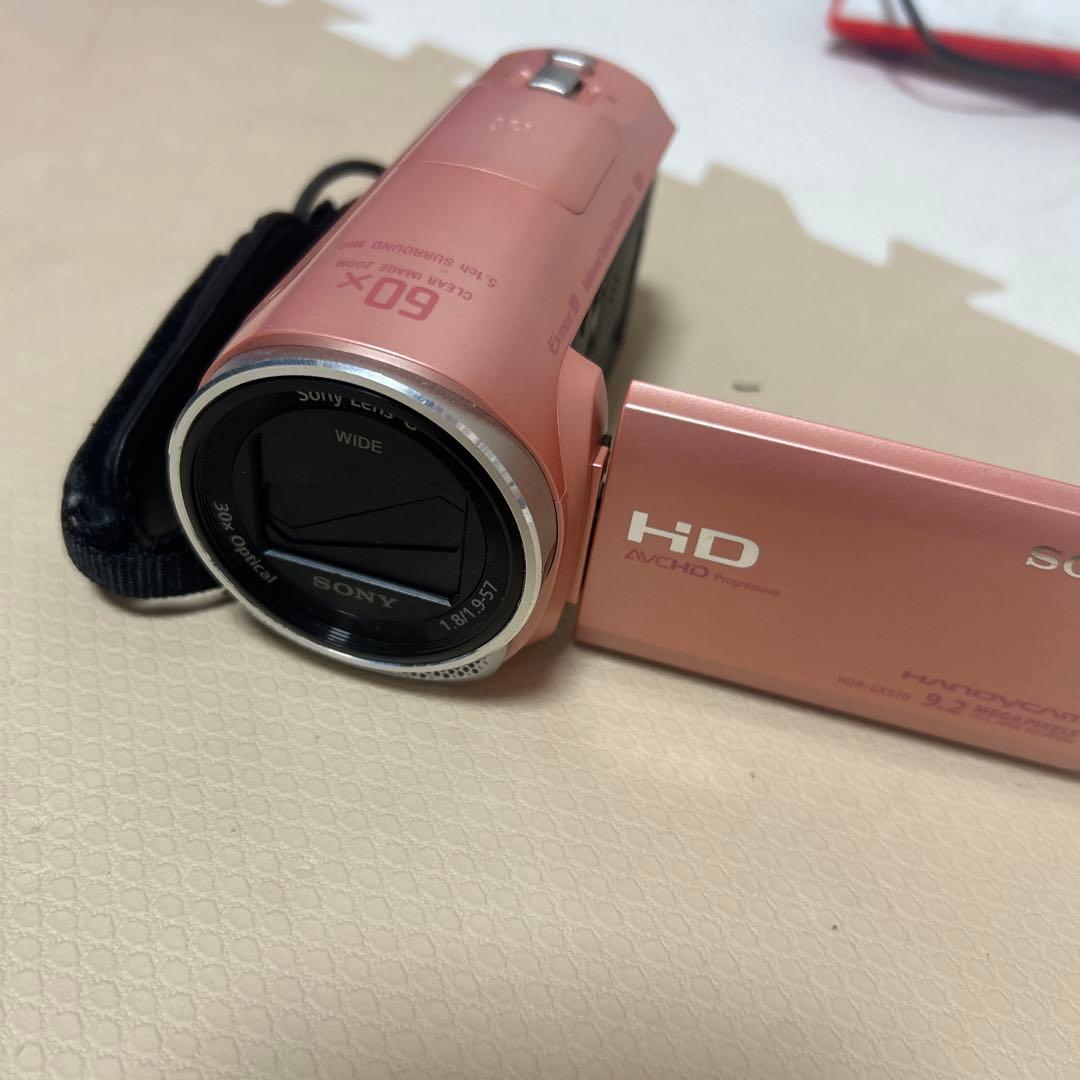 Sony HDR-CX670ピンク ビデオカメラ 本体 即決可能