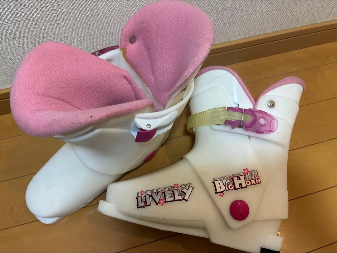 板106cm ブーツ20cmスキーセット身長100〜120cm用　スノーブーツ付