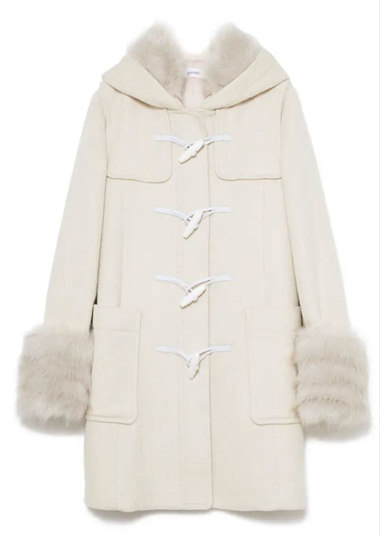 SNIDEL スナイデル 馬場ふみか FAUX FURダッフルコート 限定品