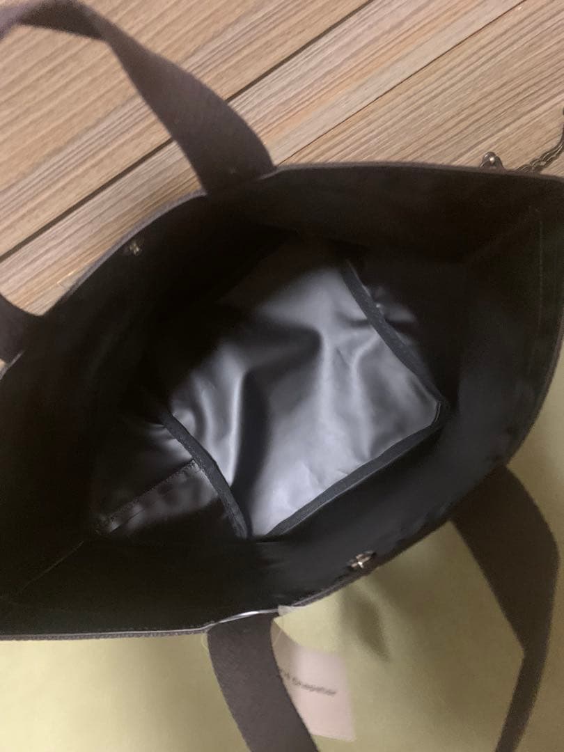 エルベシャプリエ 707c ノワール舟形 軽量トートバッグ M ブラウン