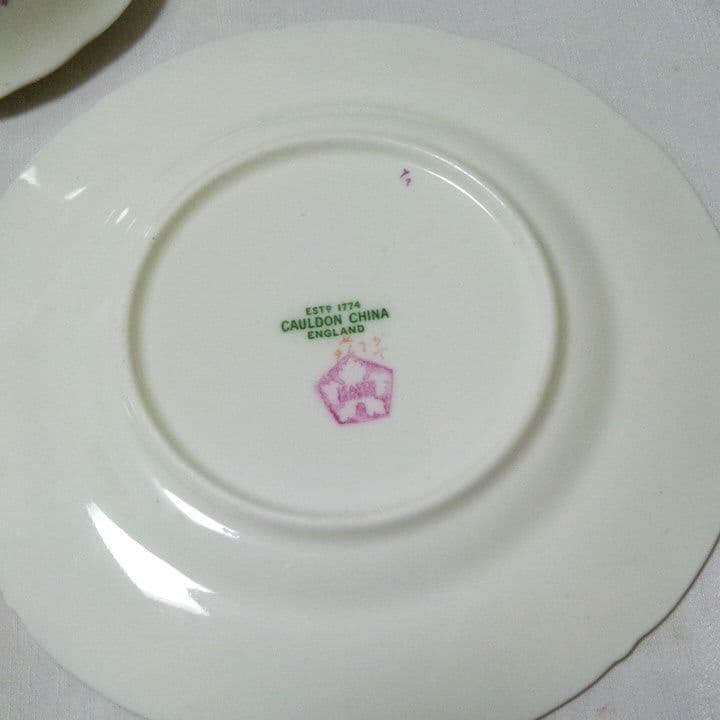 コウルドン　トリオティーセット　英国アンティーク　　お値下げしました