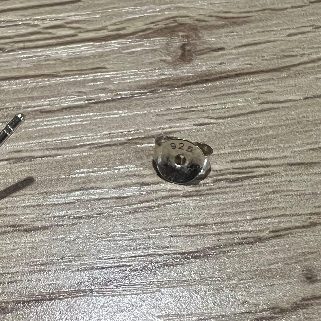 silver925 ピアス クロス