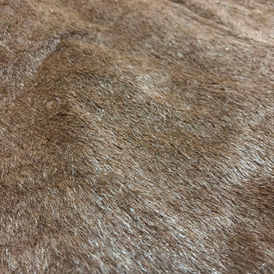 60s Lama far wool reversible coat ウール