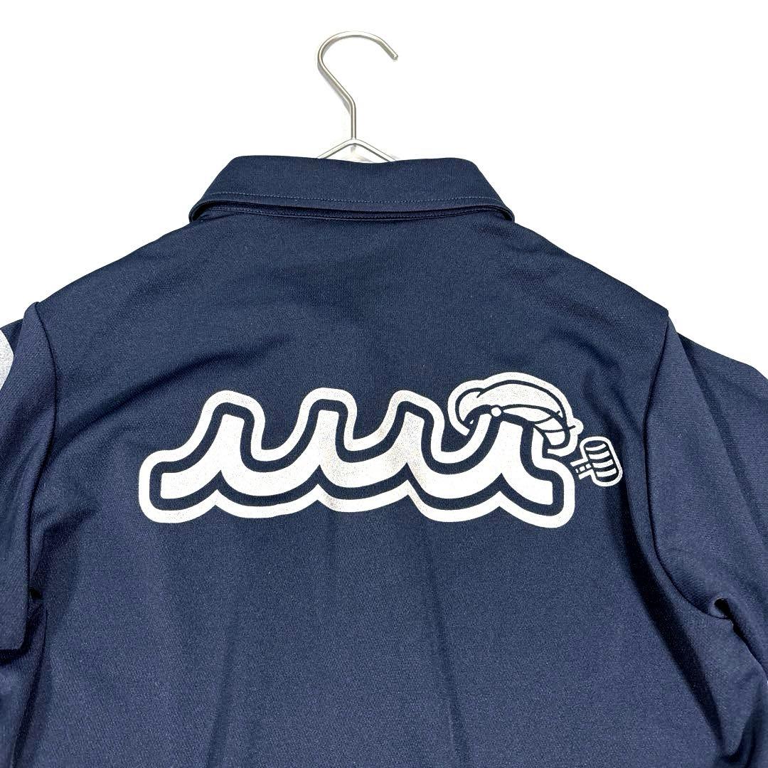 ムータマリンゴルフ　ポパイコラボ　M レディース　半袖ポロシャツ　ネイビー