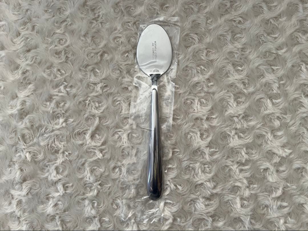 カトラリー　福田繁雄デザインスプーン“立場が入れ替わってしまったスプーン\