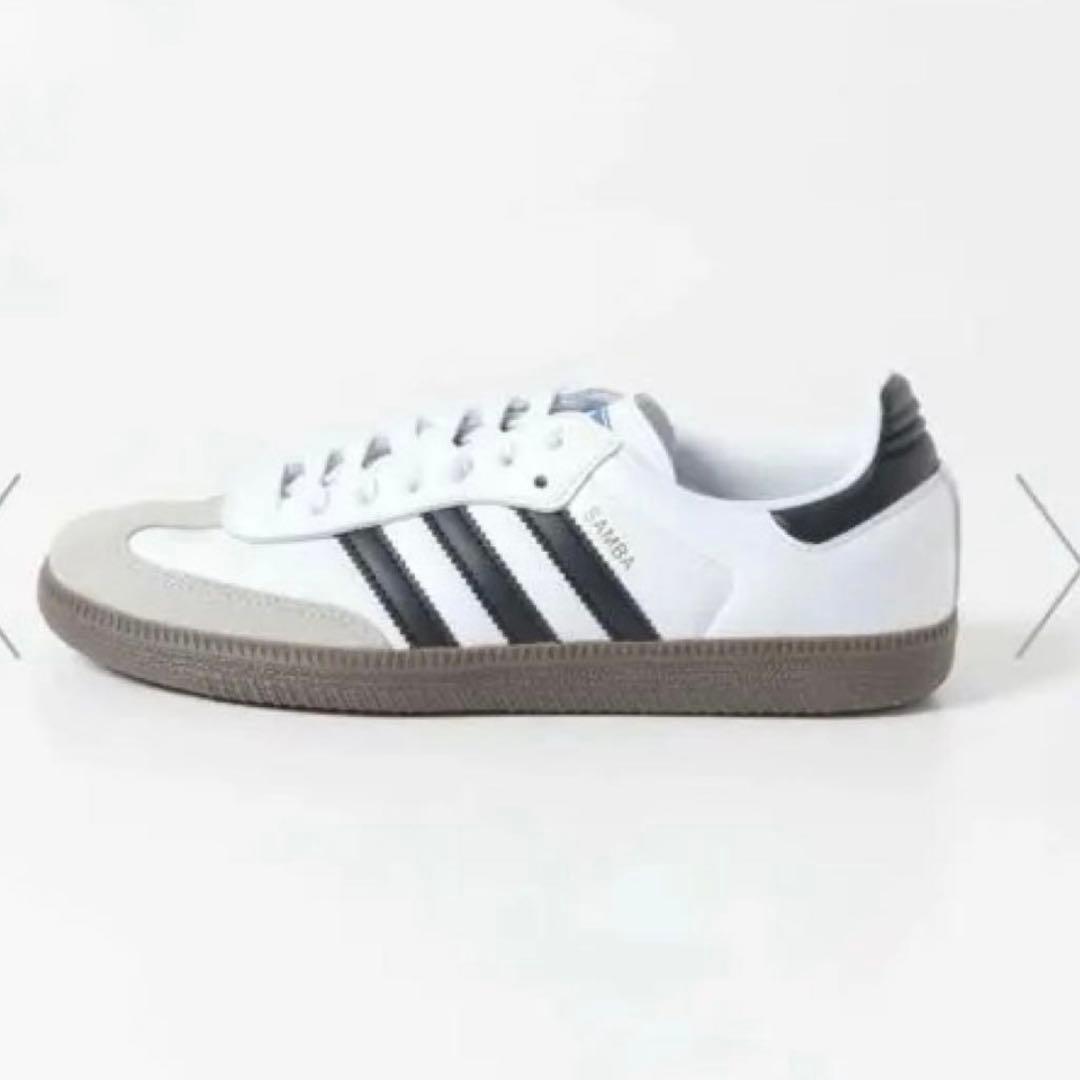 adidas Samba OG スニーカー 25cm ホワイト/グレー
