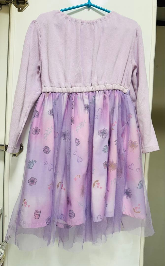 メゾピアノ長袖ワンピース 110 2枚　 保温レギンスチャコール1枚　週末セール