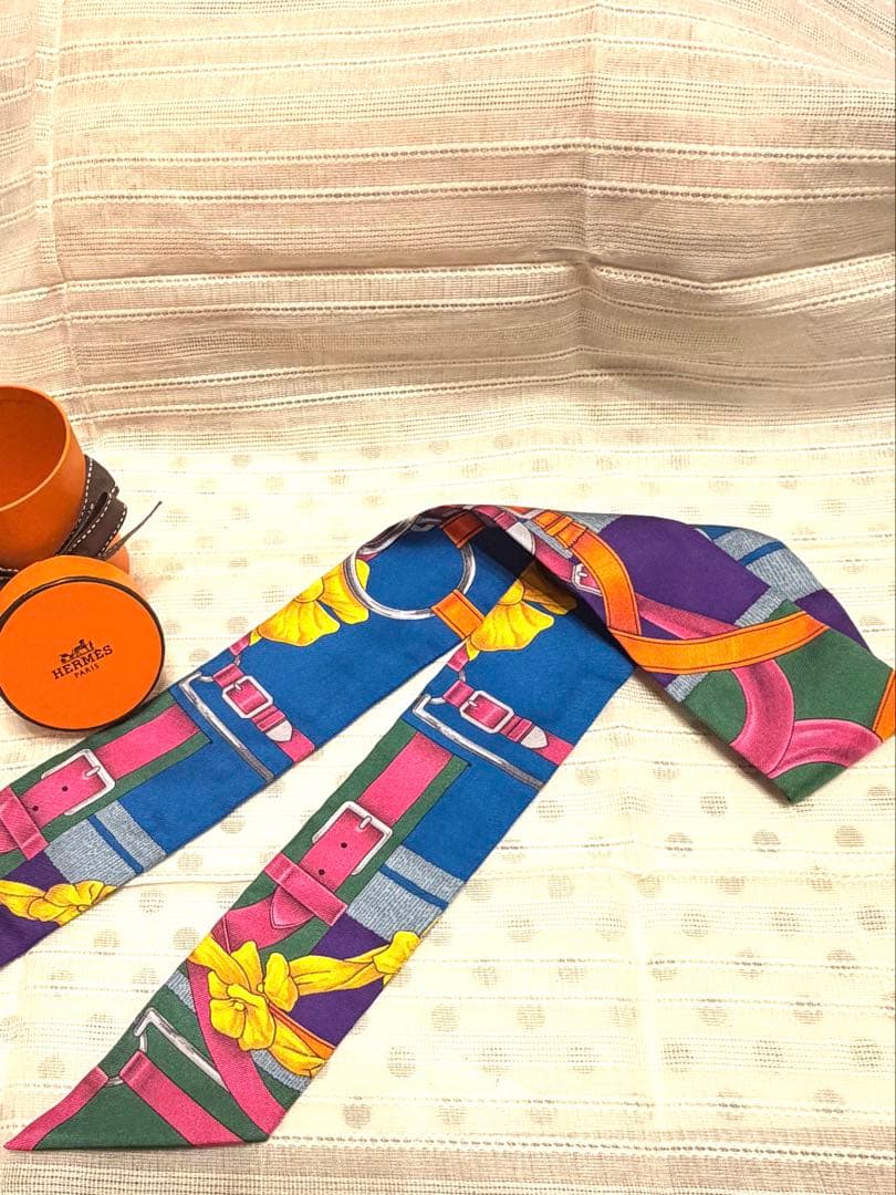 ■極美品■ HERMES エルメス ツイリーGrand Manege【大調教術】