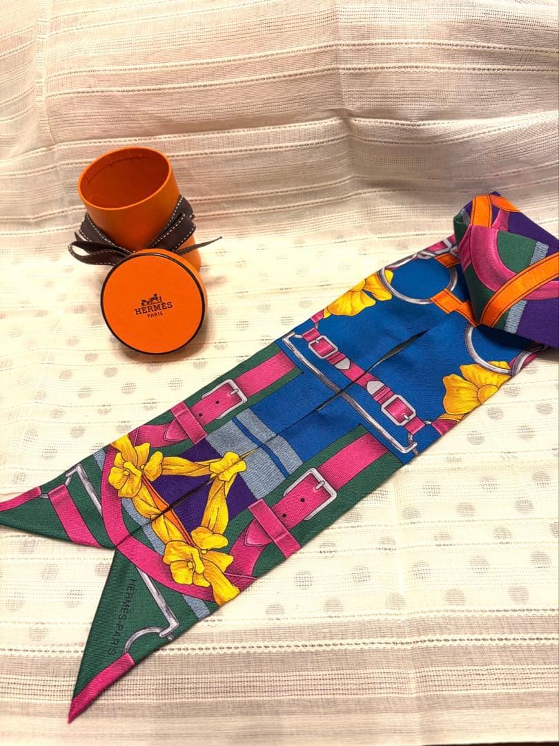 ■極美品■ HERMES エルメス ツイリーGrand Manege【大調教術】