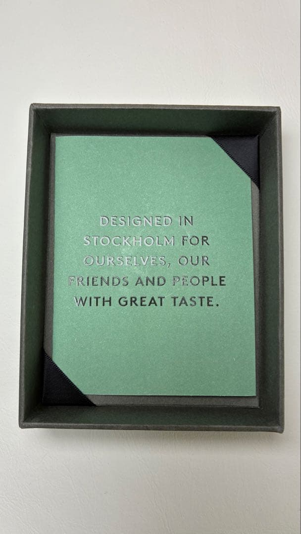 TRIWA SKULTUNA 自動巻き時計 ブラックダイアル