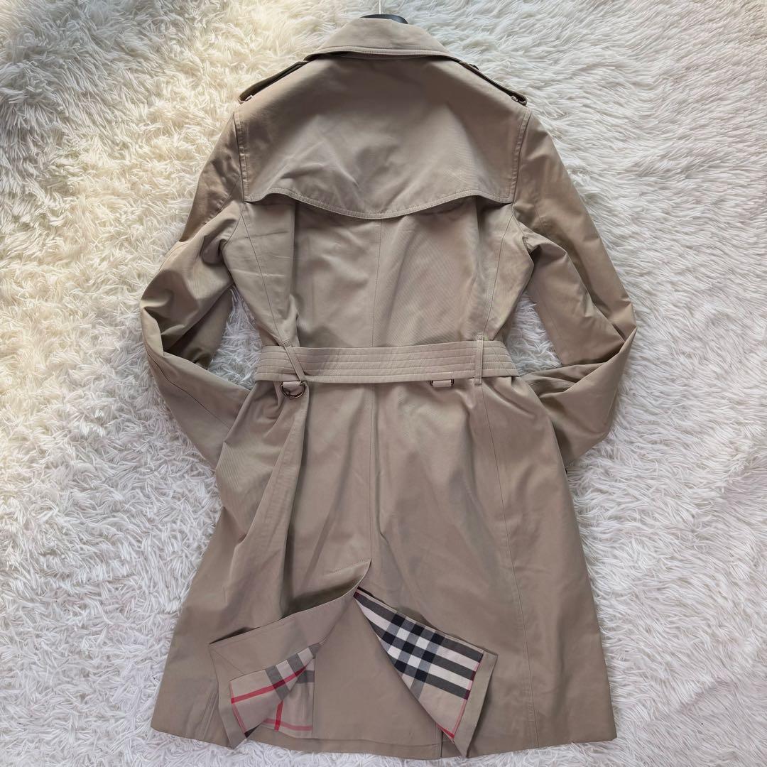 【美品】バーバリー　トレンチコート　ケンジントン　ノバチェック　ベルト