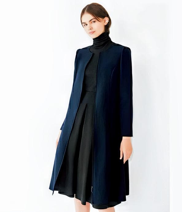 新品同様★FOXEY/フォクシーコート カフェクレーム ’23掲載商品40