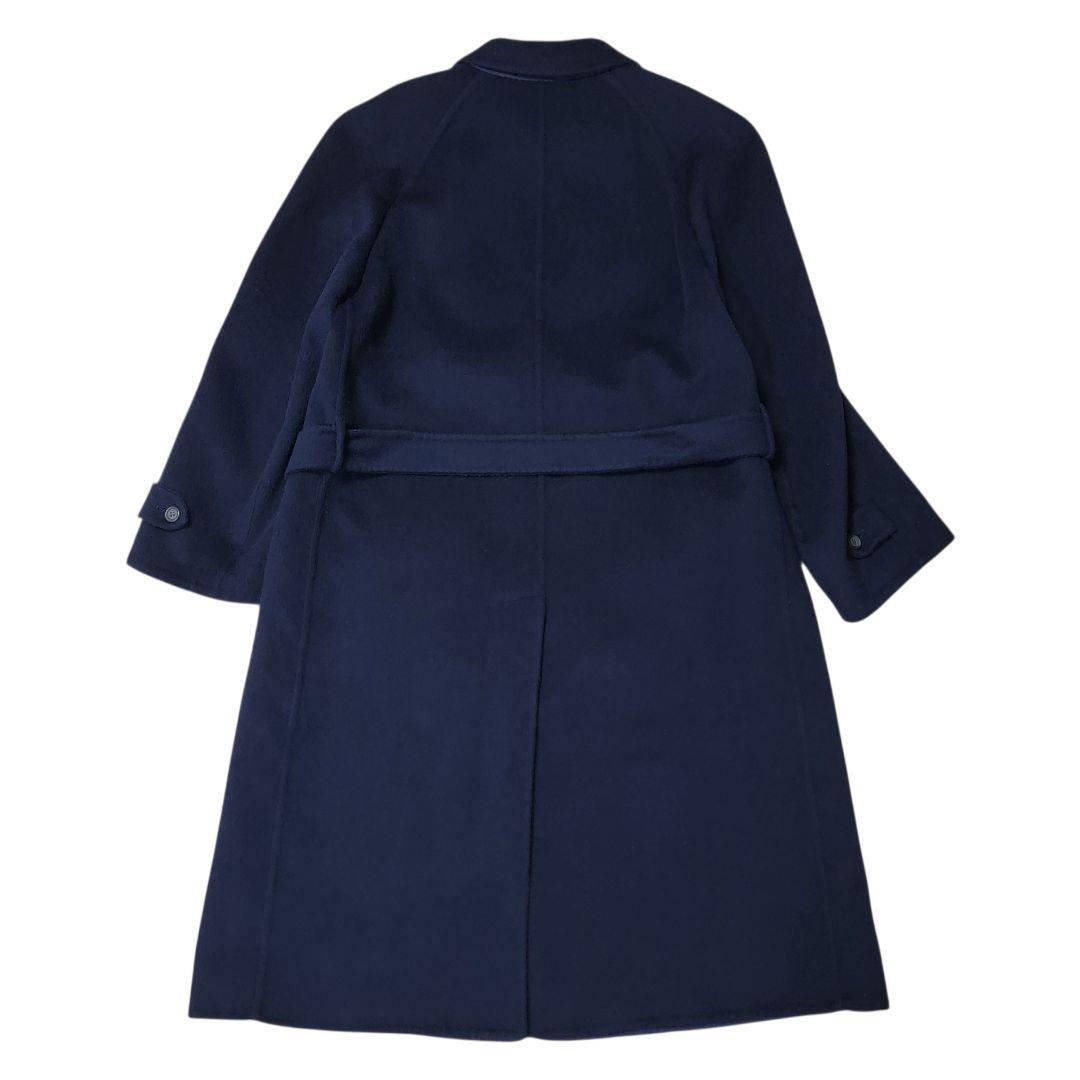 圧巻 羊毛 ダブルフェイス 伊製 ランバン LANVIN ステンカラーコート