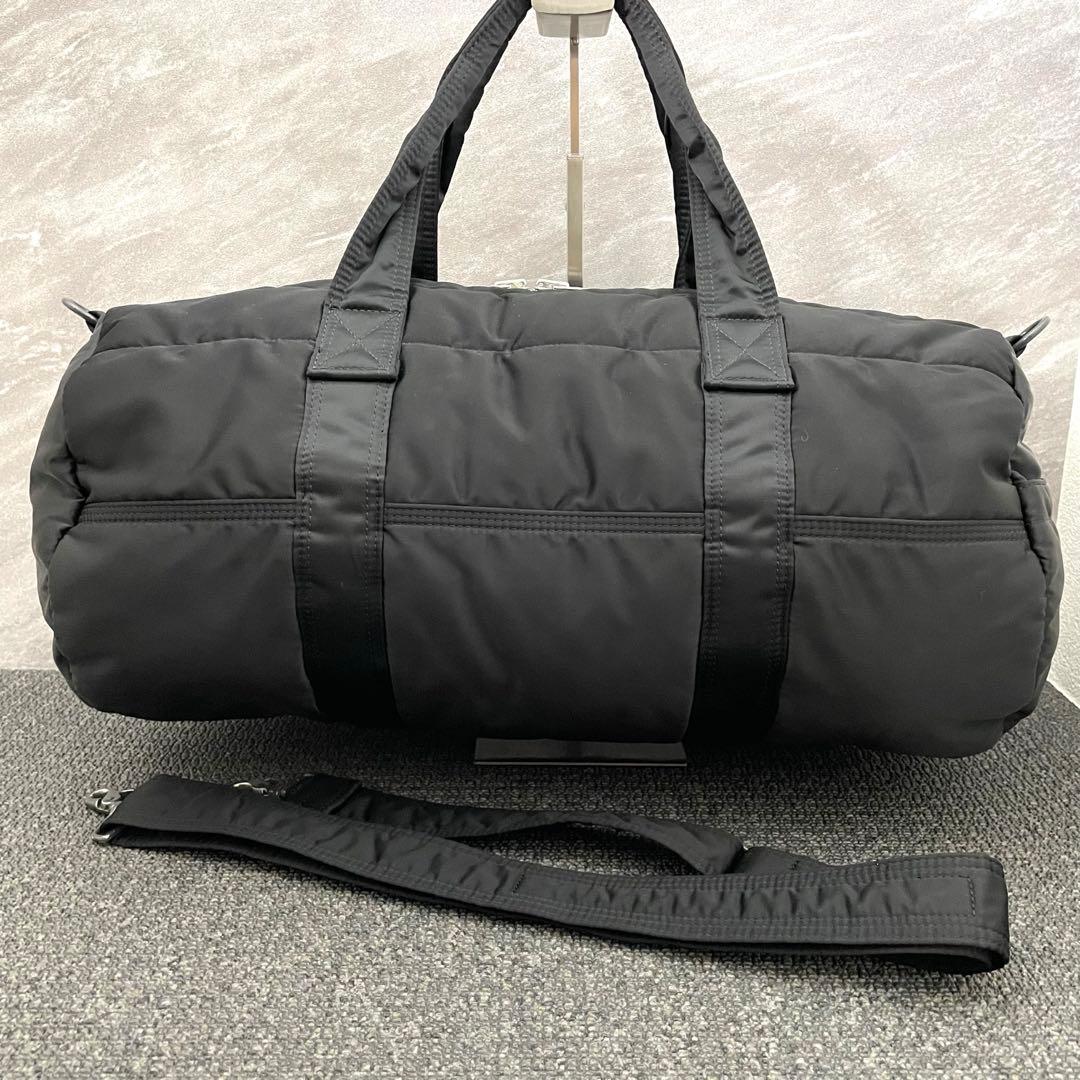 未使用級 廃盤希少✨ ポーター タンカー 2WAY 黒ボストン ダッフルバッグ