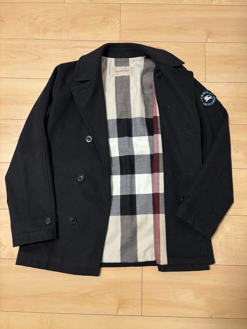 【大人も着用OK】BURBERRY♡ダブルブレストコート ピーコート
