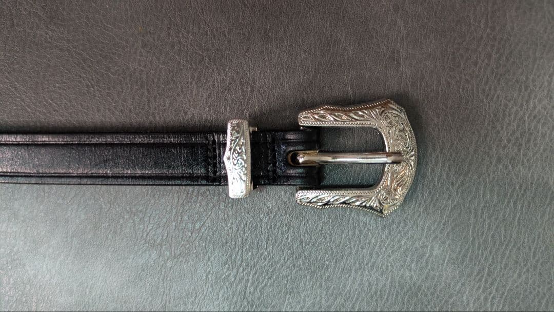 TORY LEATHER(トリーレザー)ウエスタンベルト 32 ブラック