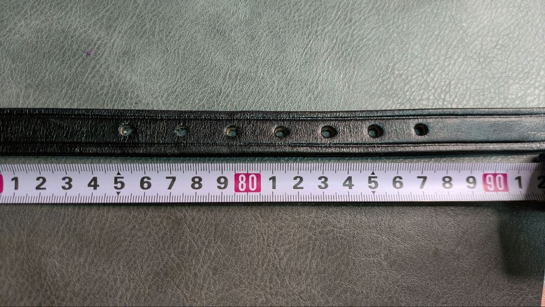 TORY LEATHER(トリーレザー)ウエスタンベルト 32 ブラック