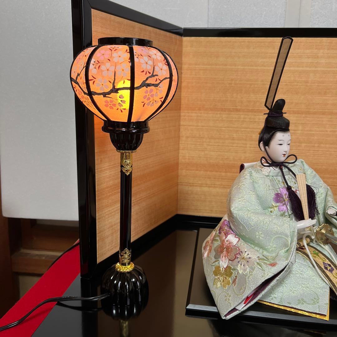 親王飾り　花刺繍　花凛　セット