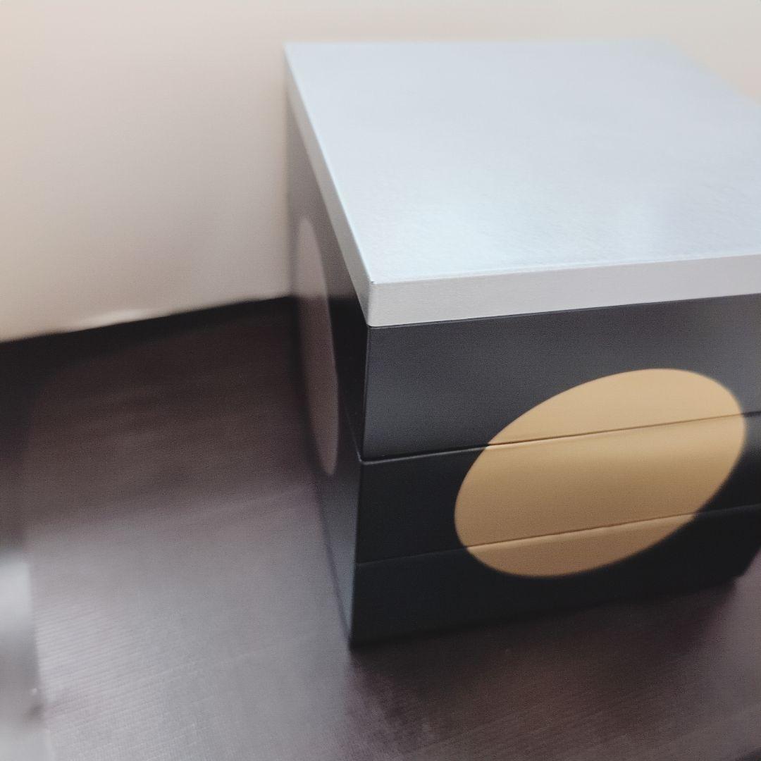 【栗原はるみ】重箱 　お重　日月柄　三段重