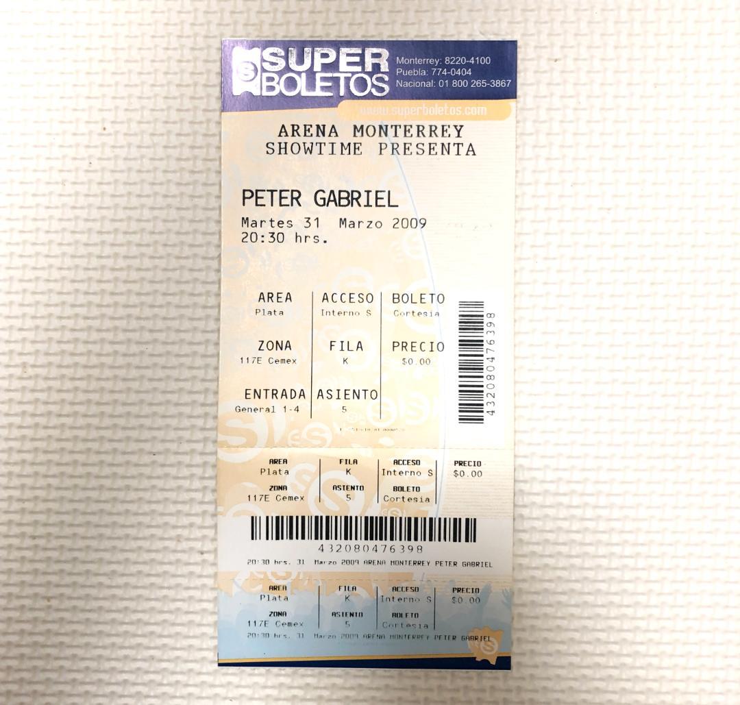 【14CD-BOX 直筆サイン】PETER GABRIEL: LIVE 2009