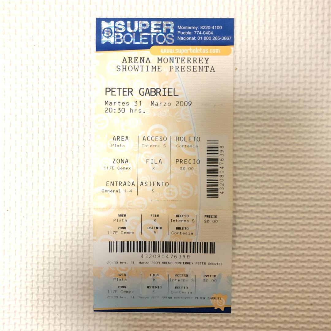 【14CD-BOX 直筆サイン】PETER GABRIEL: LIVE 2009