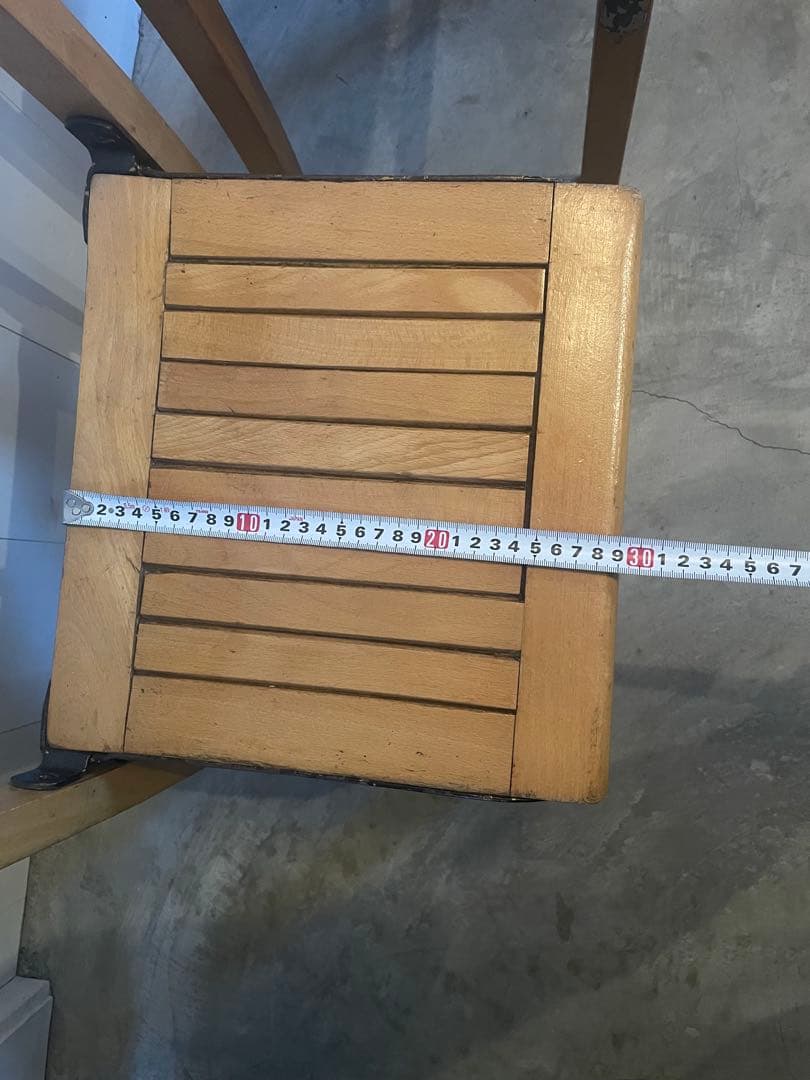 値下！フランス ヴィンテージ キッズチェア 2脚 木製 子供椅子 アンティーク