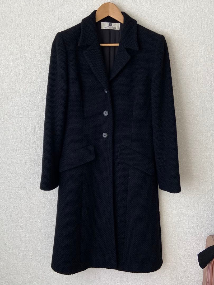 Givenchy ジバンシー黒ロングコート