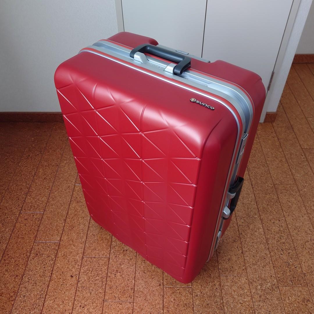 サンコー スーツケース MGC1 93L オレンジ色 ハードタイプ TSAロック