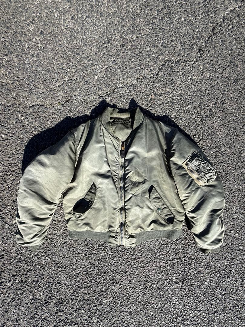 最終値下げ80s米軍実物 MA1 ALPHA (USAF)8279F 1981年