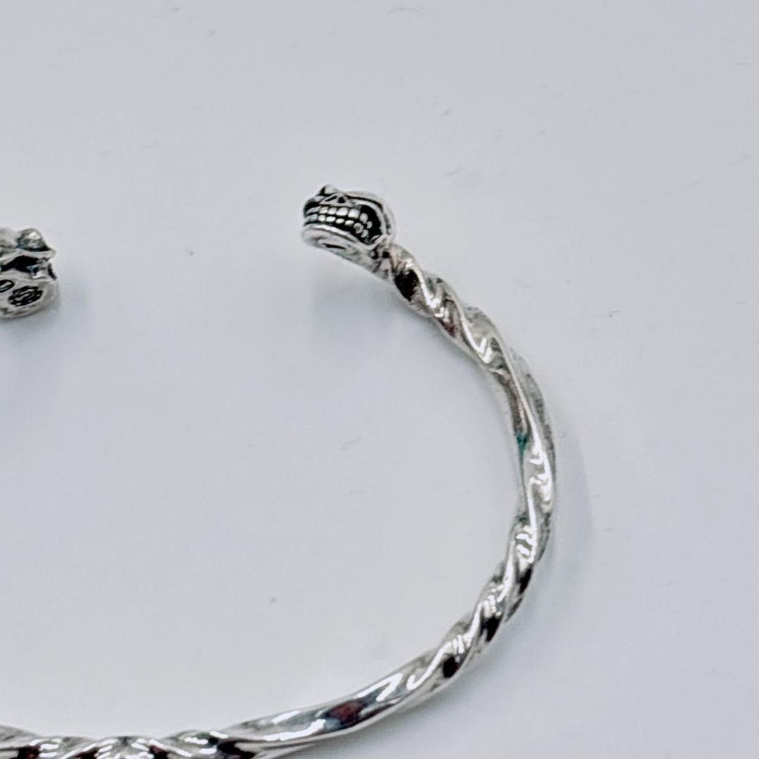 希少　スターリンギア ツイステッド バングル　シルバー925