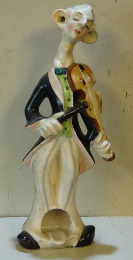 楽師型灰皿　フィドラー