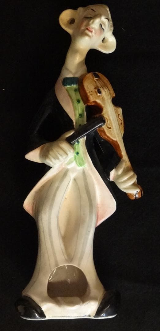 楽師型灰皿　フィドラー