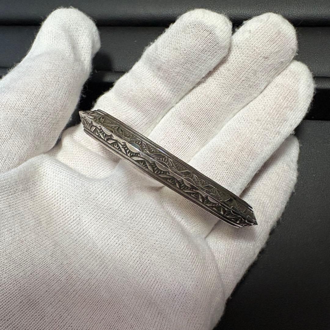 Navajo ナバホ族 Wylie Secatero作　バングル　925