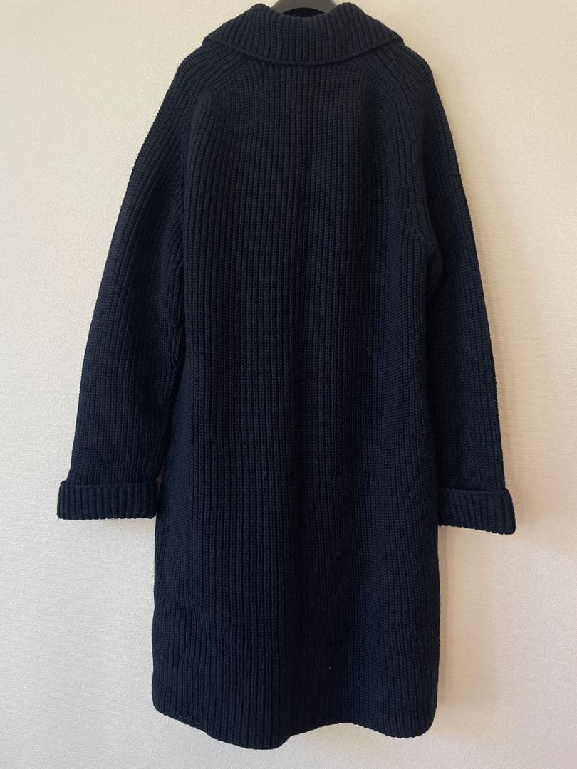 Max Mara ネイビー コート ウール