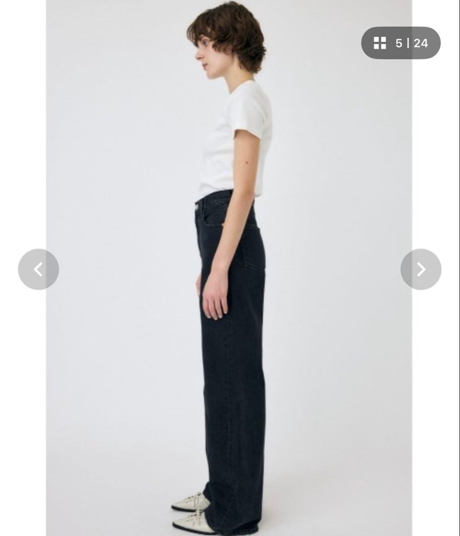 パンツ HW 90S BLK STRAIGHT