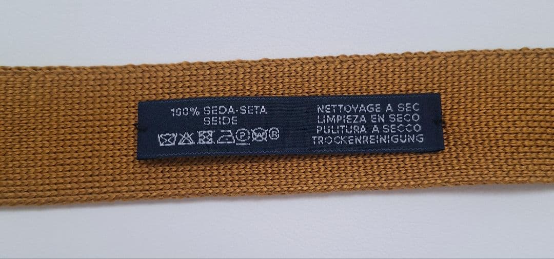 極美品　エルメス HERMES　ニットタイ　シルク