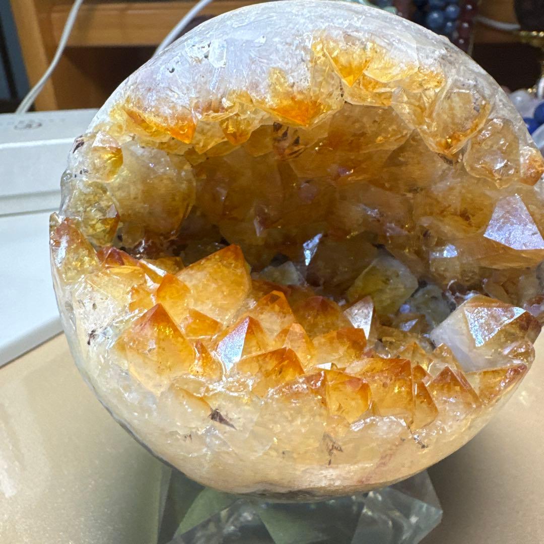 レア❤️ 大物　シトリン　笑い口　金運　天然石　大人気