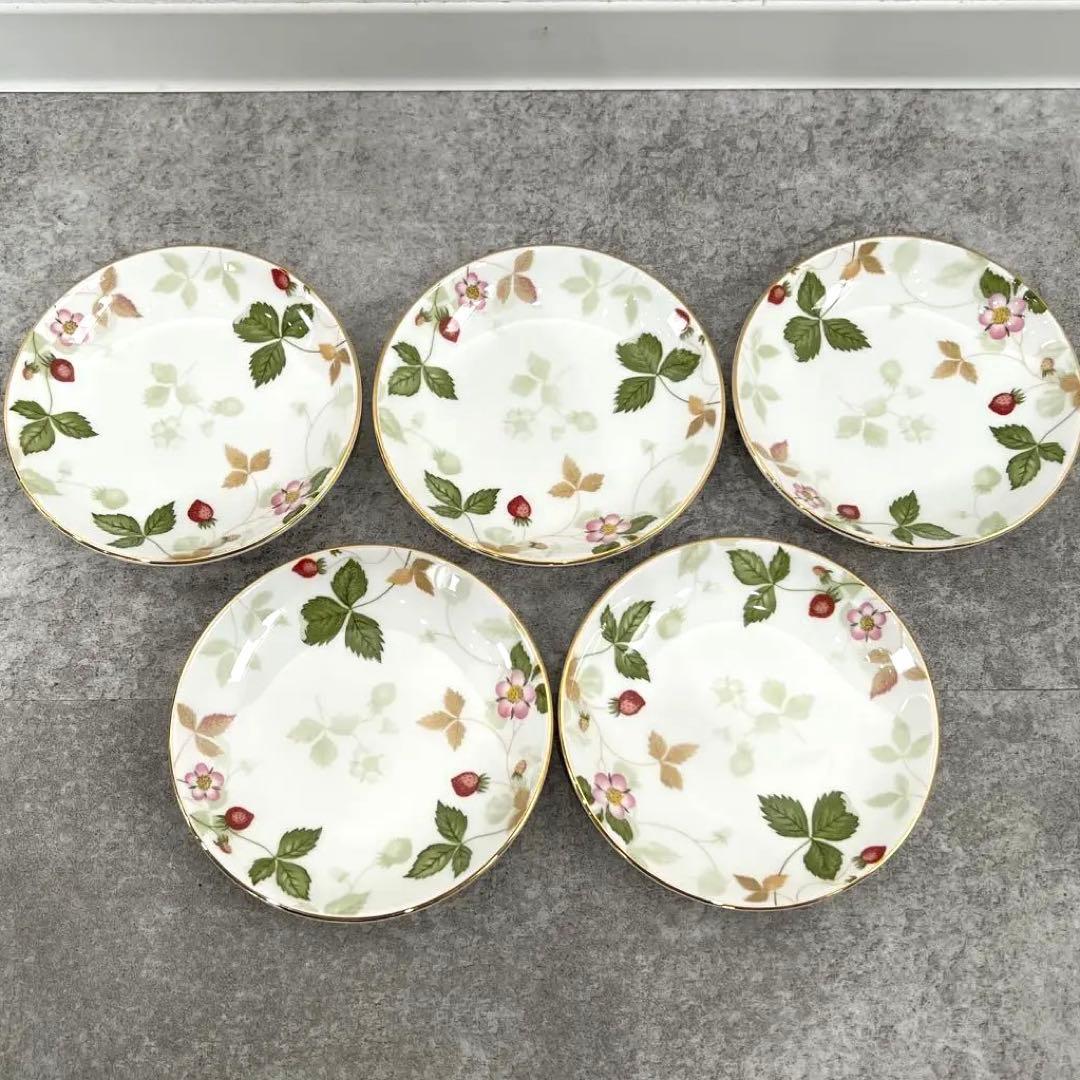  ワイルドストロベリー プチトレイ 小皿 5枚セット