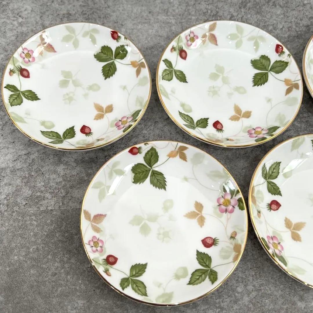  ワイルドストロベリー プチトレイ 小皿 5枚セット