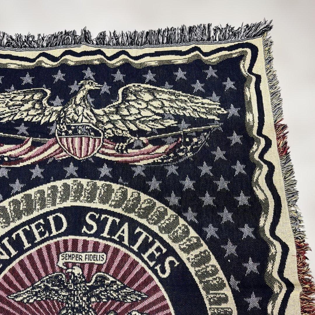 米軍　海兵隊　マルチカバー　ソファカバー　ヴィンテージラグ　160x120