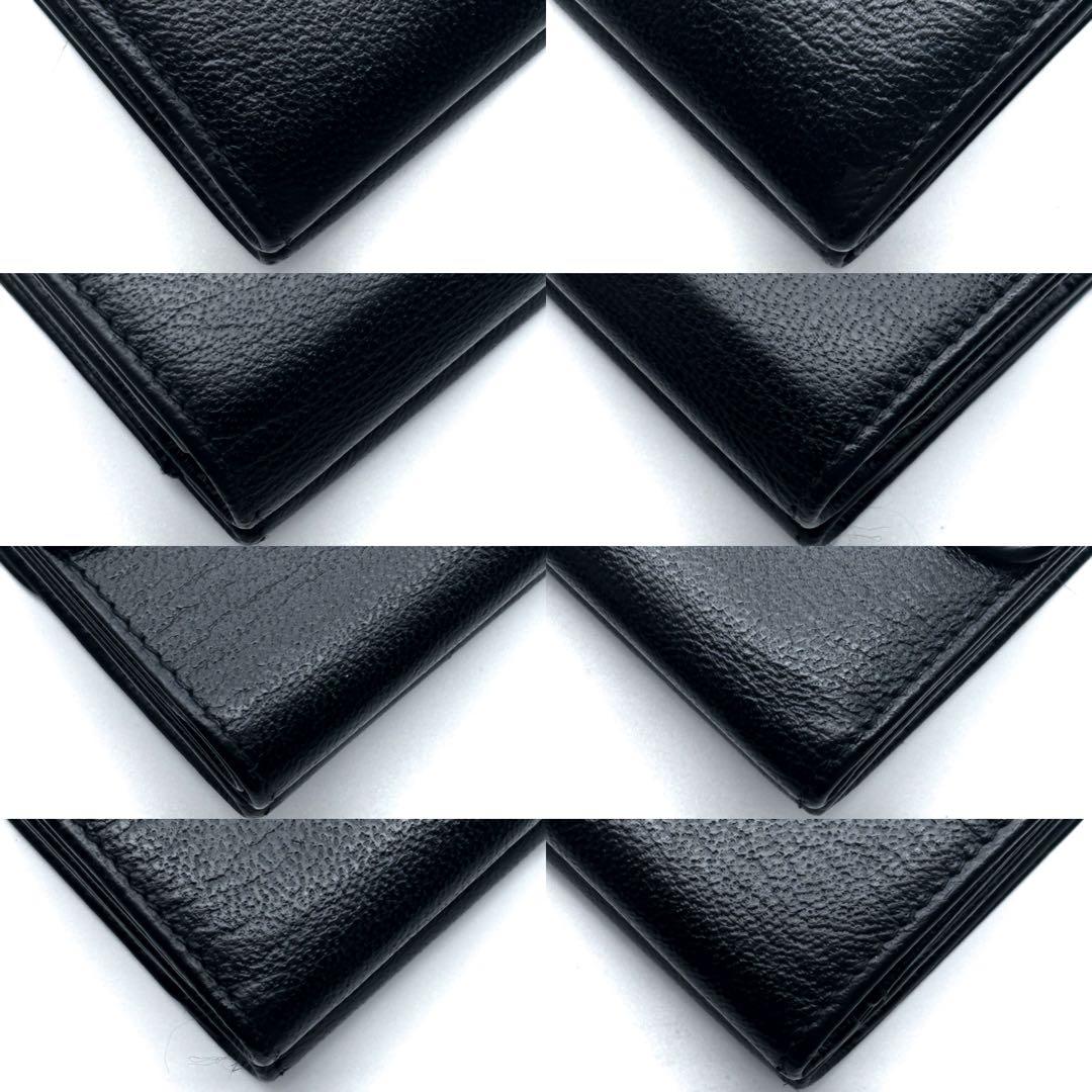 【極美品✨】シャネル CHANEL 財布 ココマーク Wホック 三つ折