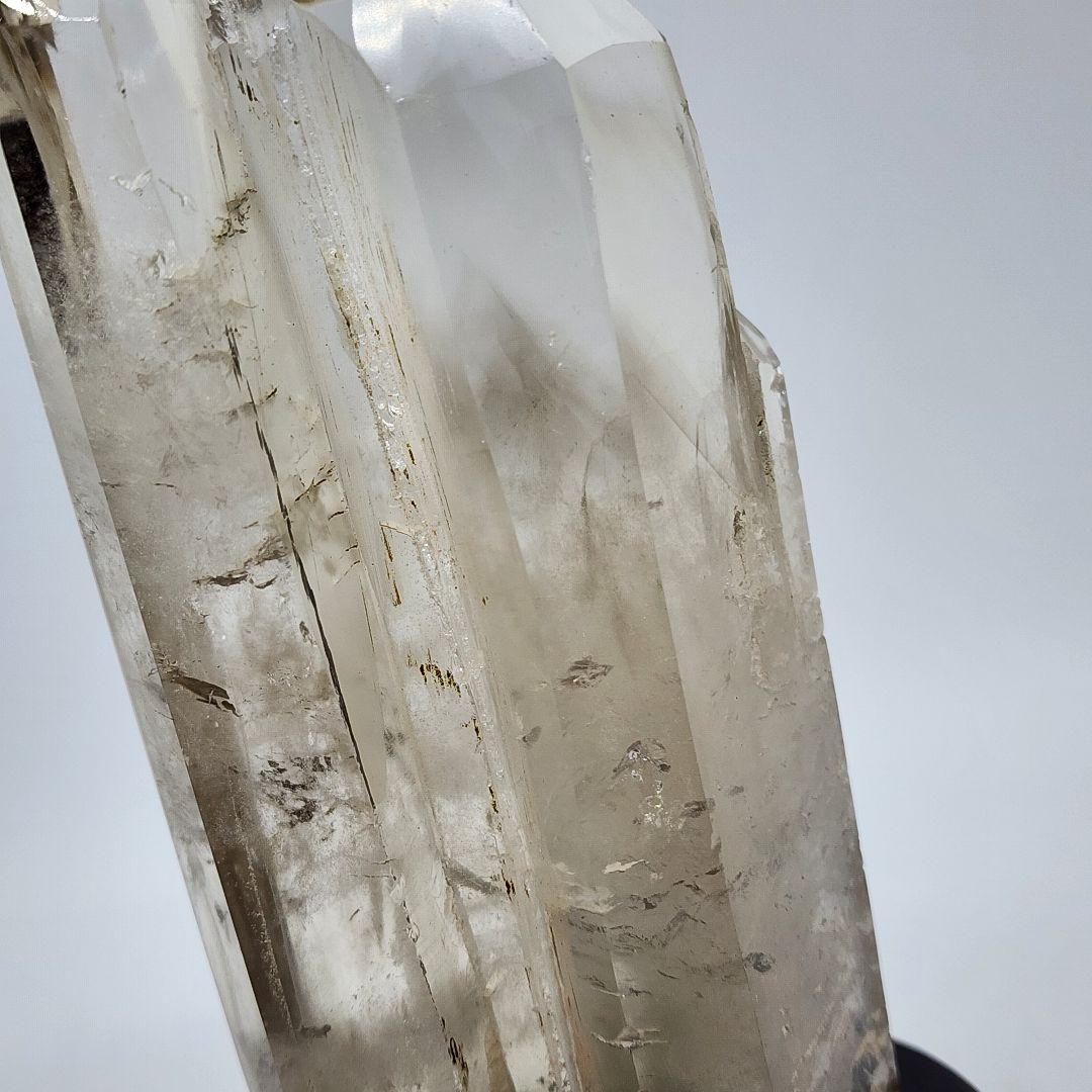 ファントム入りスモーキークォーツ ツインタワー 大型16cm 天然石 原石