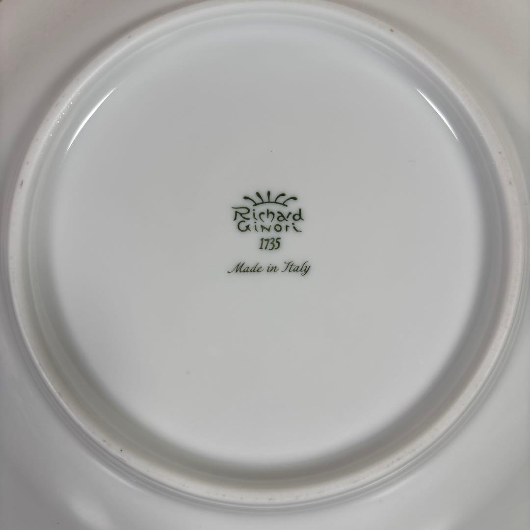 リチャードジノリ ベッキオホワイト ディーププレート 26㎝ 1枚