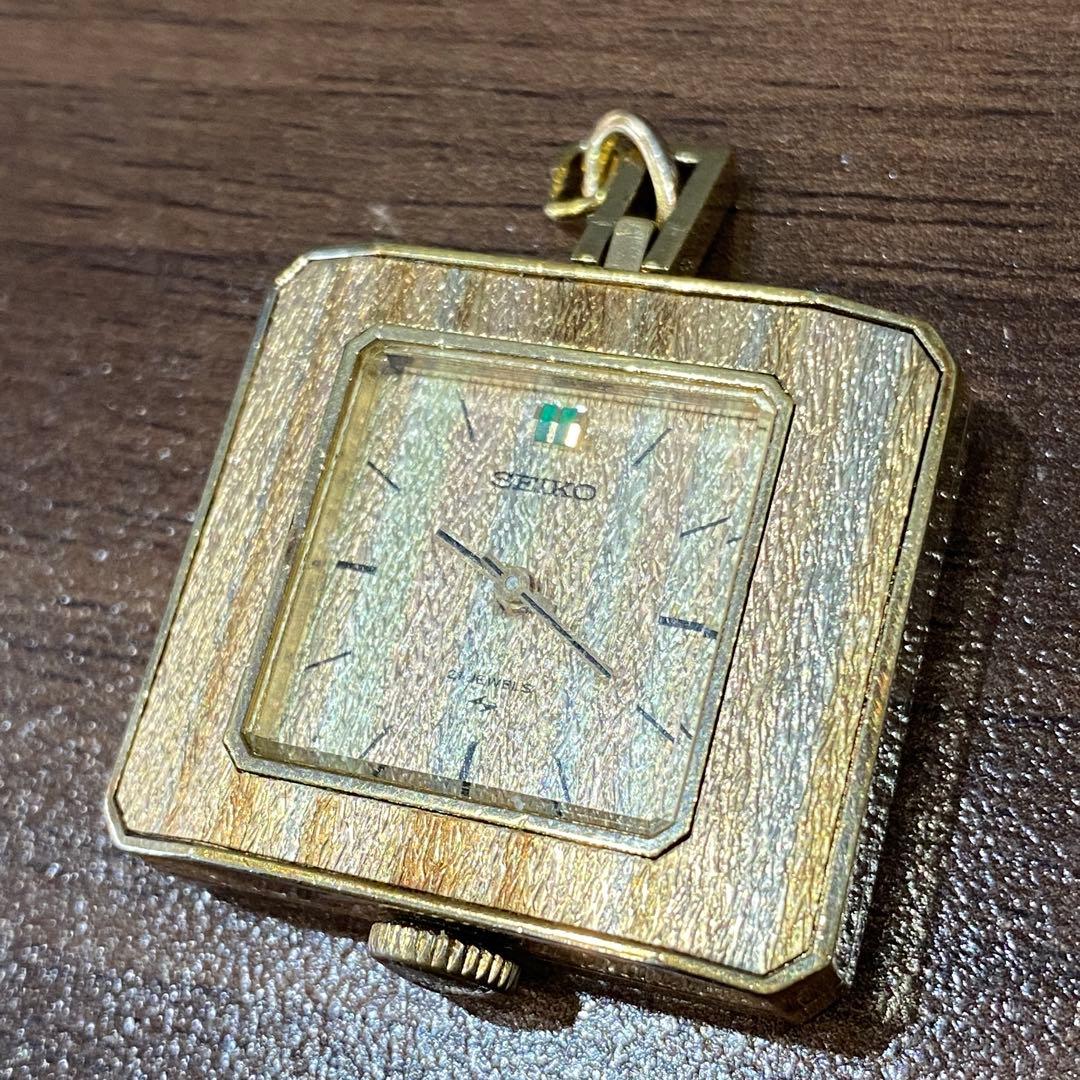 【SEIKO】セイコー　ペンダントウォッチ アンティーク 21石