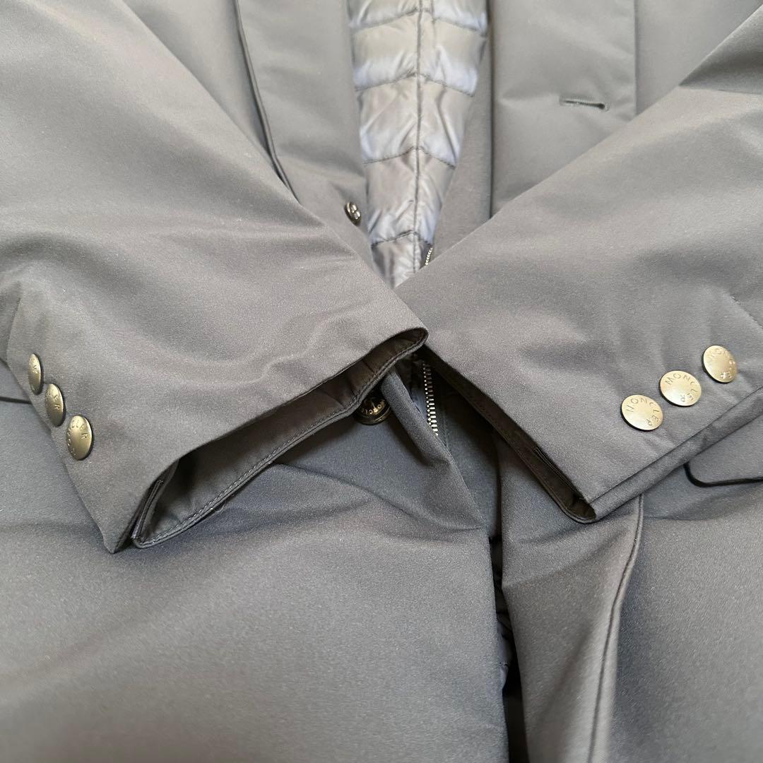 【正規品】MONCLER ネイビー チェスターコート 美品✨️ S〜M ビジネス