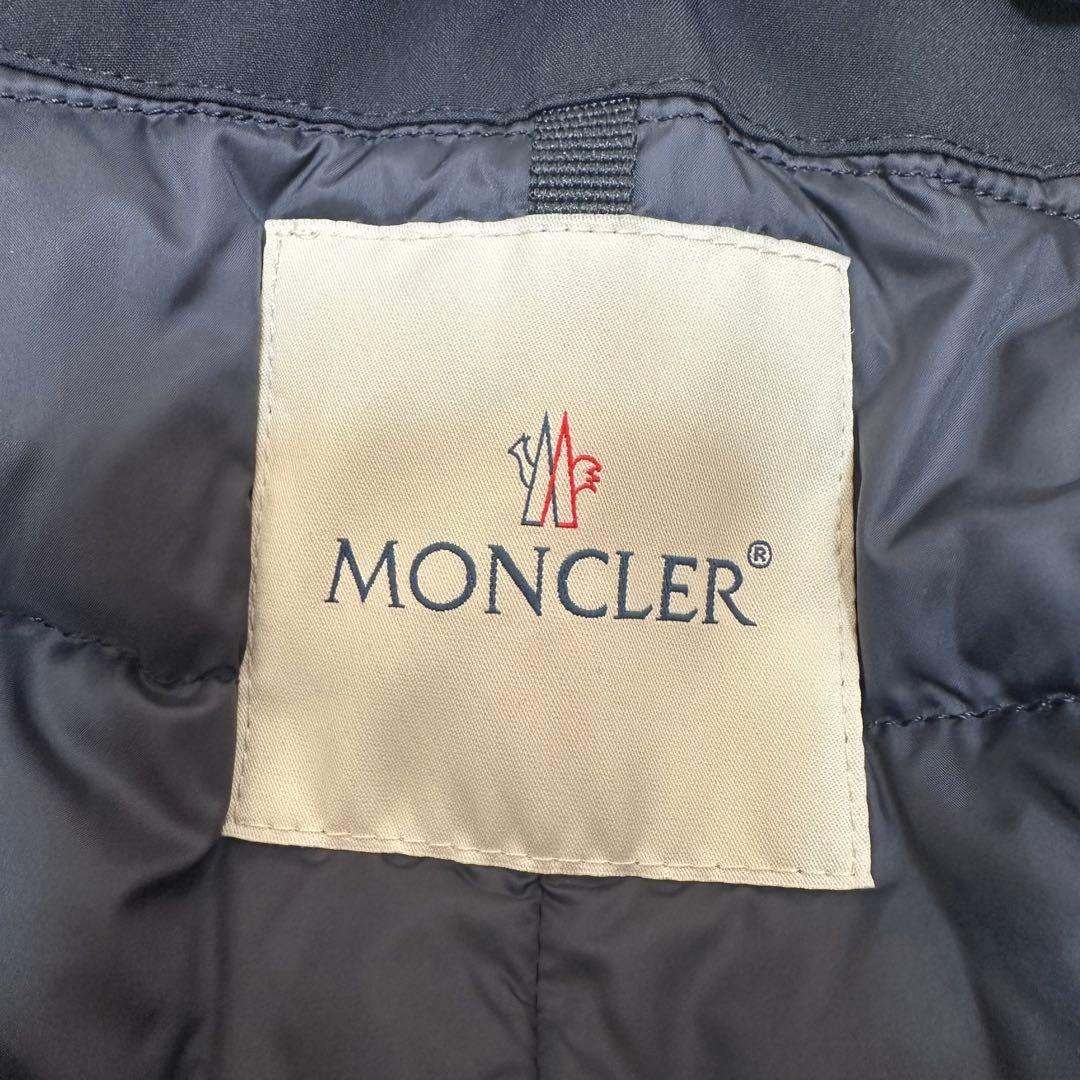【正規品】MONCLER ネイビー チェスターコート 美品✨️ S〜M ビジネス