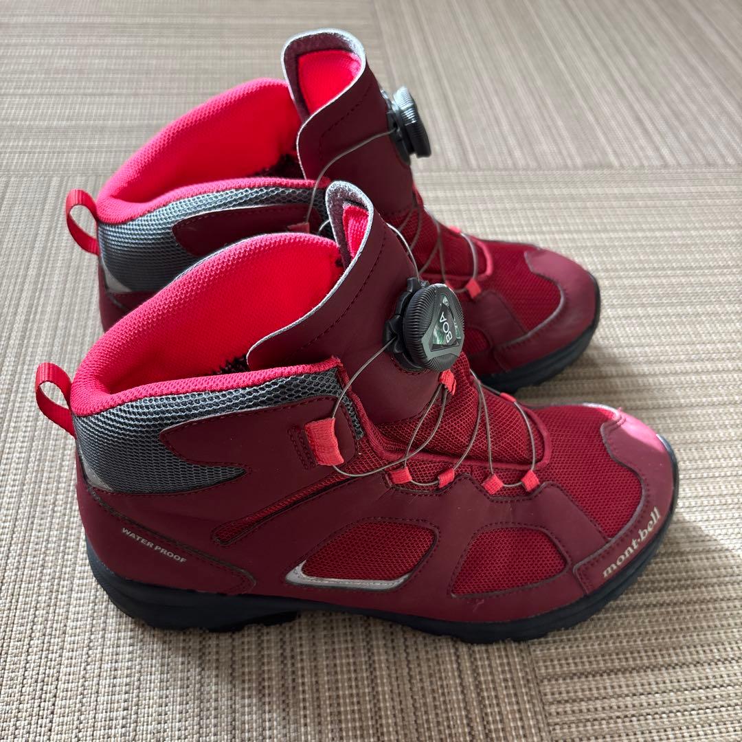 mont-bell キッズ トレッキングシューズ（23cm）【ほぼ新品】