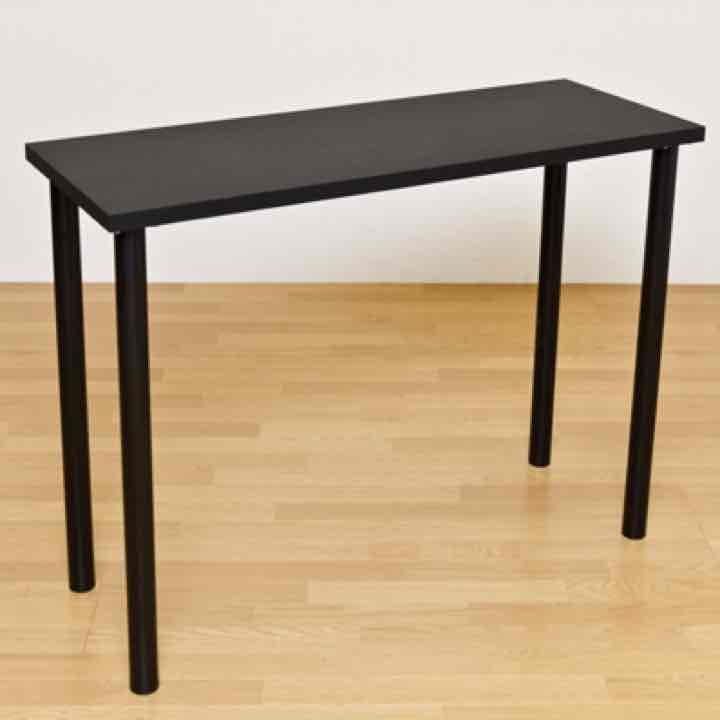 フリーバーテーブル　120×45　BK/WH