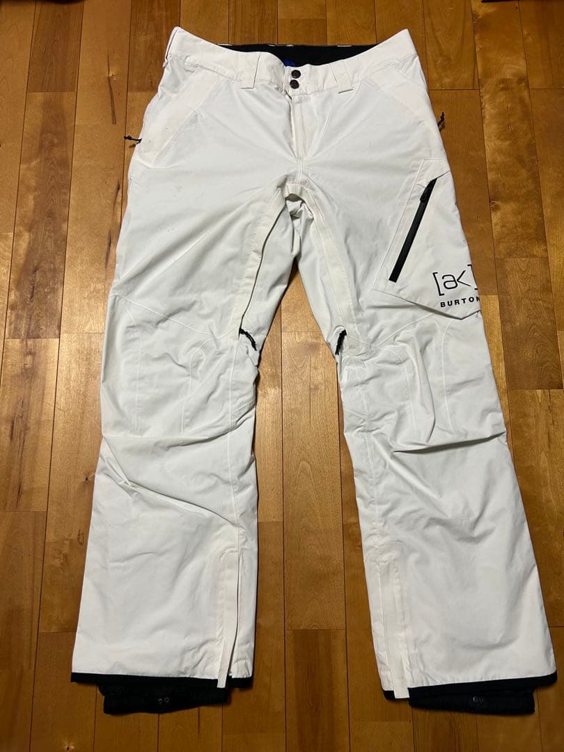 バートン ak GORE-TEX サイクリックパンツ Mサイズ ホワイト