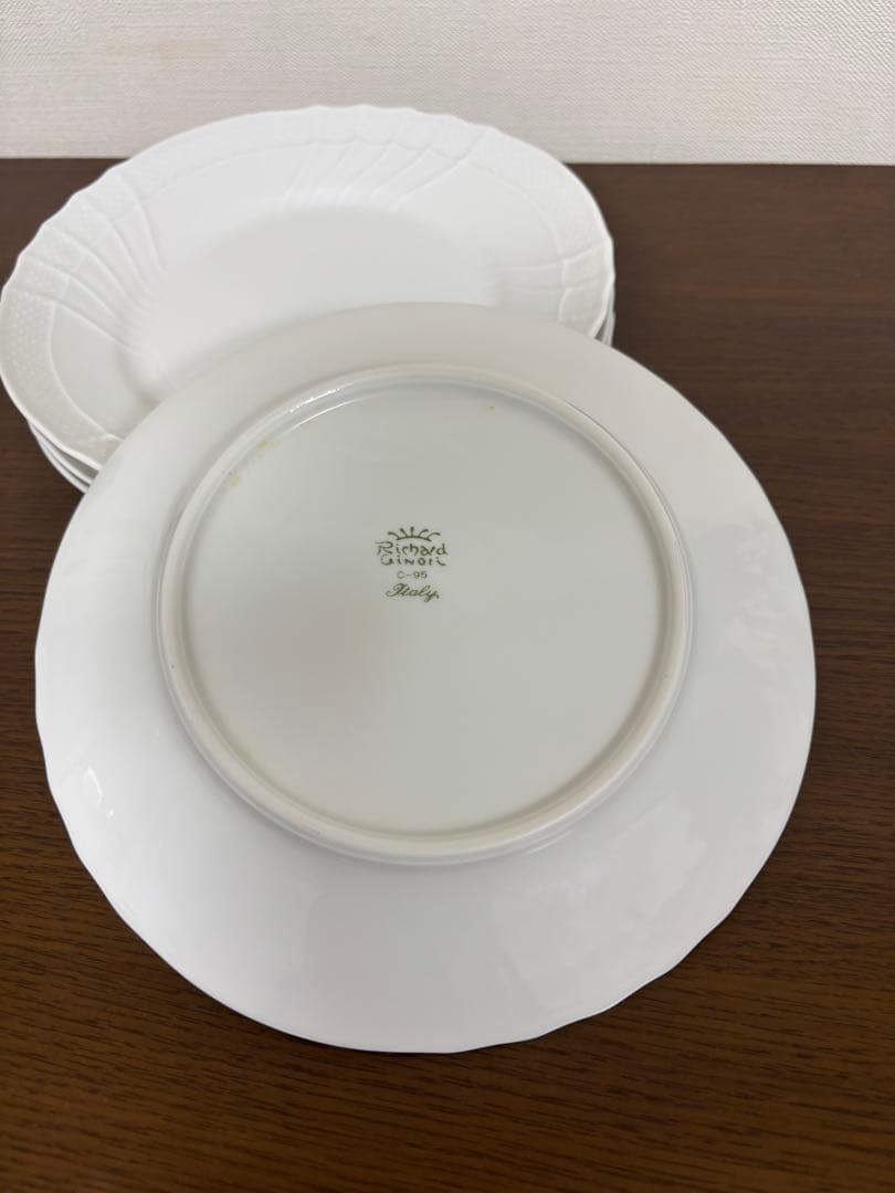 リチャードジノリ プレート19.5cmx4セット 美品 正規品 イタリア